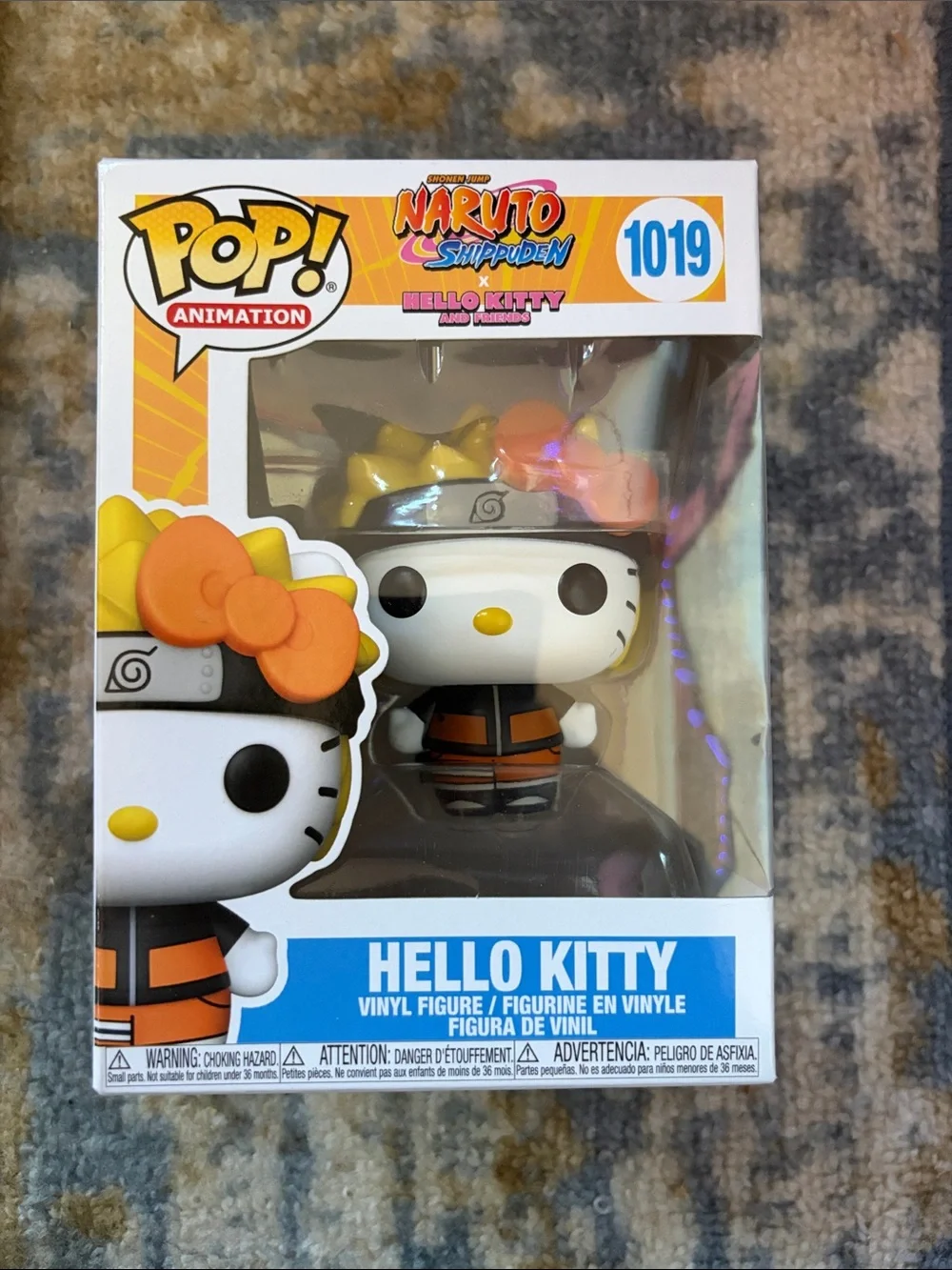 Funko Hello Kitty Naruto Shippuden Crossover – Orange and Yellow Bow